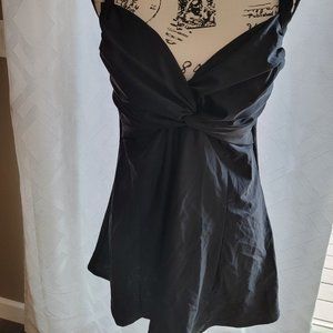 Shape Detector Black Swim Dress Size 14